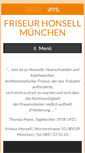 Mobile Screenshot of friseur-honsell.com